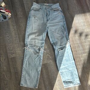 PacSun Faded Blue Ripped Jeans